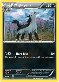 Mightyena Kalos Starter Set #17