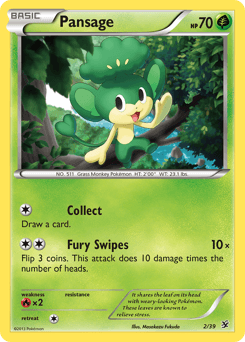 Pansage Kalos Starter Set #2