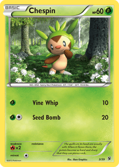 Chespin Kalos Starter Set #3