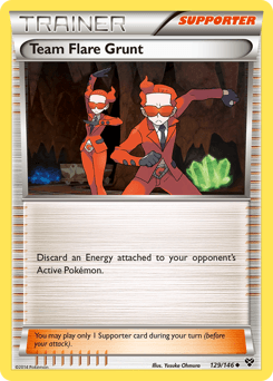 Team Flare Grunt XY #129
