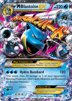 M Blastoise-EX XY #30