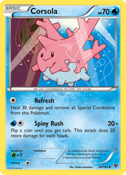 Corsola XY #36