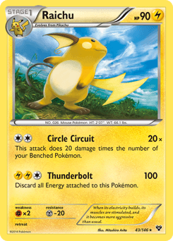 Raichu XY #43