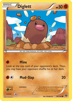 Diglett XY #58
