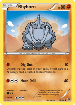 Rhyhorn XY #60