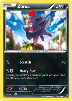 Zorua XY #72