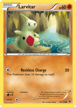 Larvitar Fates Collide #40