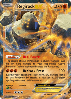 Regirock-EX Fates Collide #43