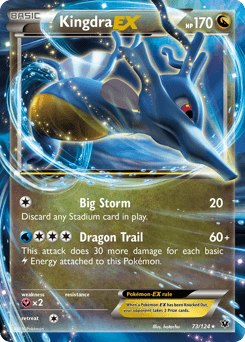 Kingdra-EX Fates Collide #73