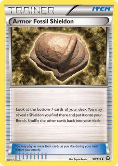 Armor Fossil Shieldon Steam Siege #98