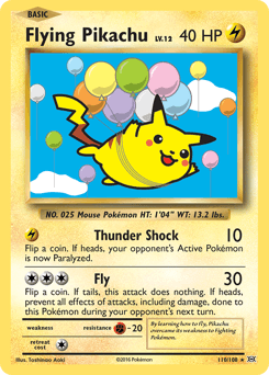 Flying Pikachu Evolutions #110