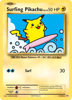 Surfing Pikachu Evolutions #111
