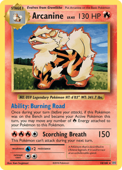 Arcanine Evolutions #18