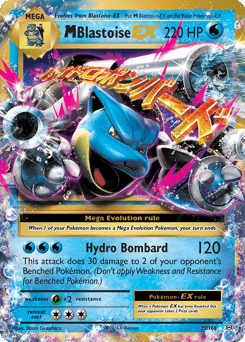 M Blastoise-EX Evolutions #22