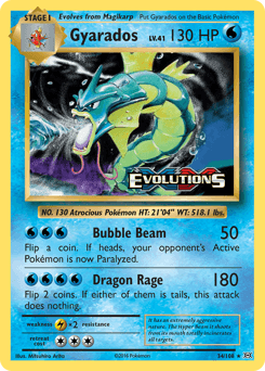 Gyarados Evolutions #34