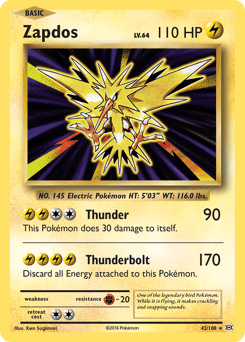 Zapdos Evolutions #42