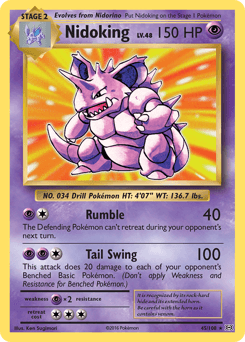 Nidoking Evolutions #45