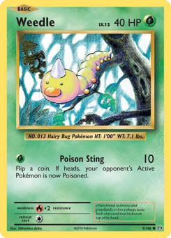 Weedle Evolutions #5