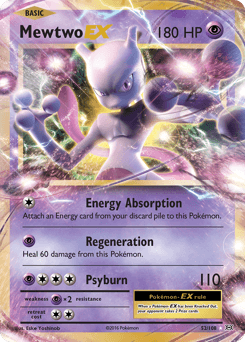 Mewtwo-EX Evolutions #52
