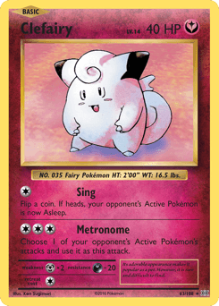 Clefairy Evolutions #63