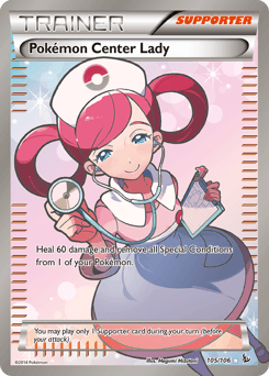 Pokémon Center Lady Flashfire #105