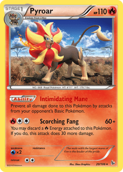 Pyroar Flashfire #20