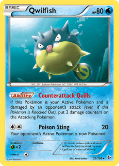 Qwilfish Flashfire #21