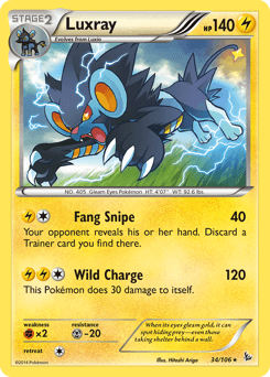 Luxray Flashfire #34