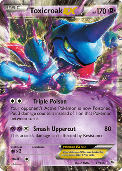 Toxicroak-EX Flashfire #41