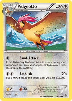 Pidgeotto Flashfire #76