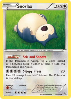 Snorlax Flashfire #80