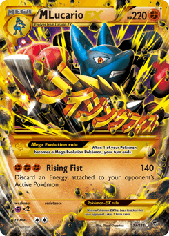 M Lucario-EX Furious Fists #113