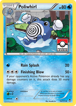 Poliwhirl Furious Fists #16