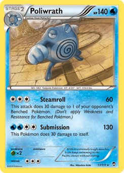 Poliwrath Furious Fists #17