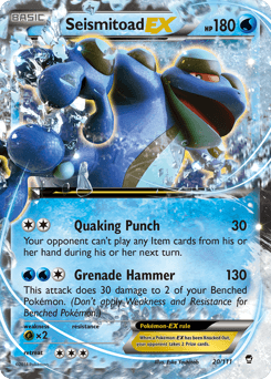 Seismitoad-EX Furious Fists #20
