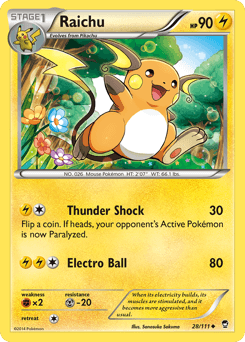 Raichu Furious Fists #28