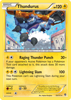 Thundurus Furious Fists #33