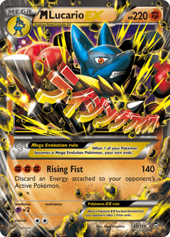 M Lucario-EX Furious Fists #55