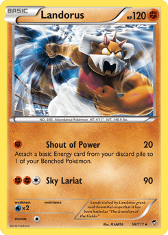 Landorus Furious Fists #58