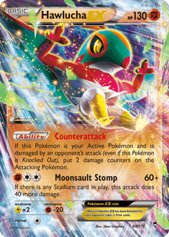 Hawlucha-EX Furious Fists #64