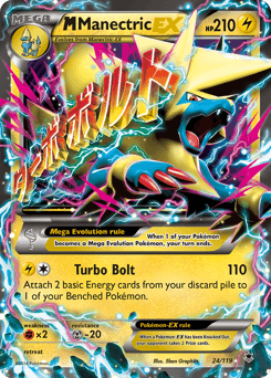 M Manectric-EX Phantom Forces #24