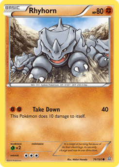 Rhyhorn Primal Clash #74