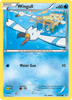 Wingull Roaring Skies #18