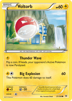 Voltorb Roaring Skies #21