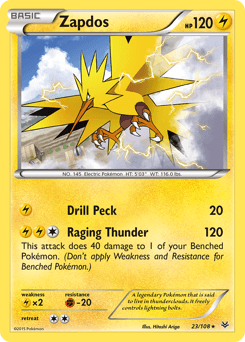 Zapdos Roaring Skies #23