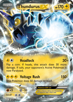 Thundurus-EX Roaring Skies #26
