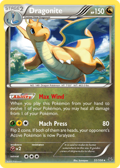 Dragonite Roaring Skies #51