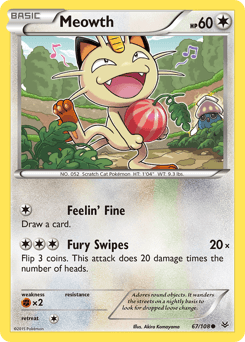 Meowth Roaring Skies #67