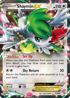 Shaymin-EX Roaring Skies #77