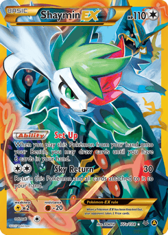Shaymin-EX Roaring Skies #77a